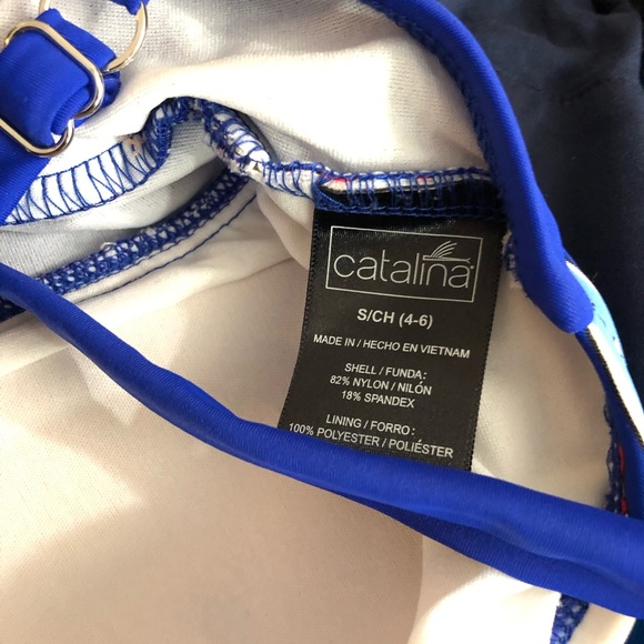 Catalina one piece bathing suit size small 4/6 - Picture 4 of 5